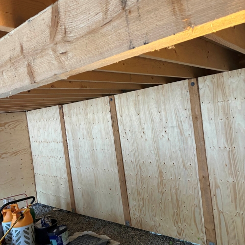 Håndværksdetalje fra projekt i Børkop – professionelt tømrerarbejde