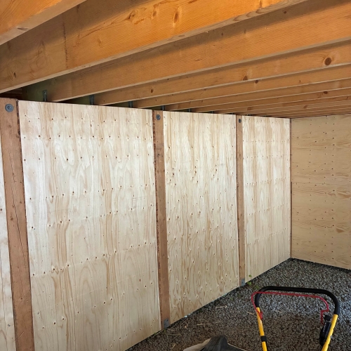 Træbyggeri i udendørs rum