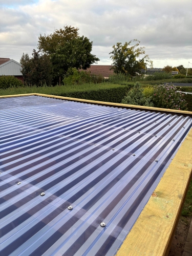 Specialbygget løsning i træ udført af tømrer i Børkop