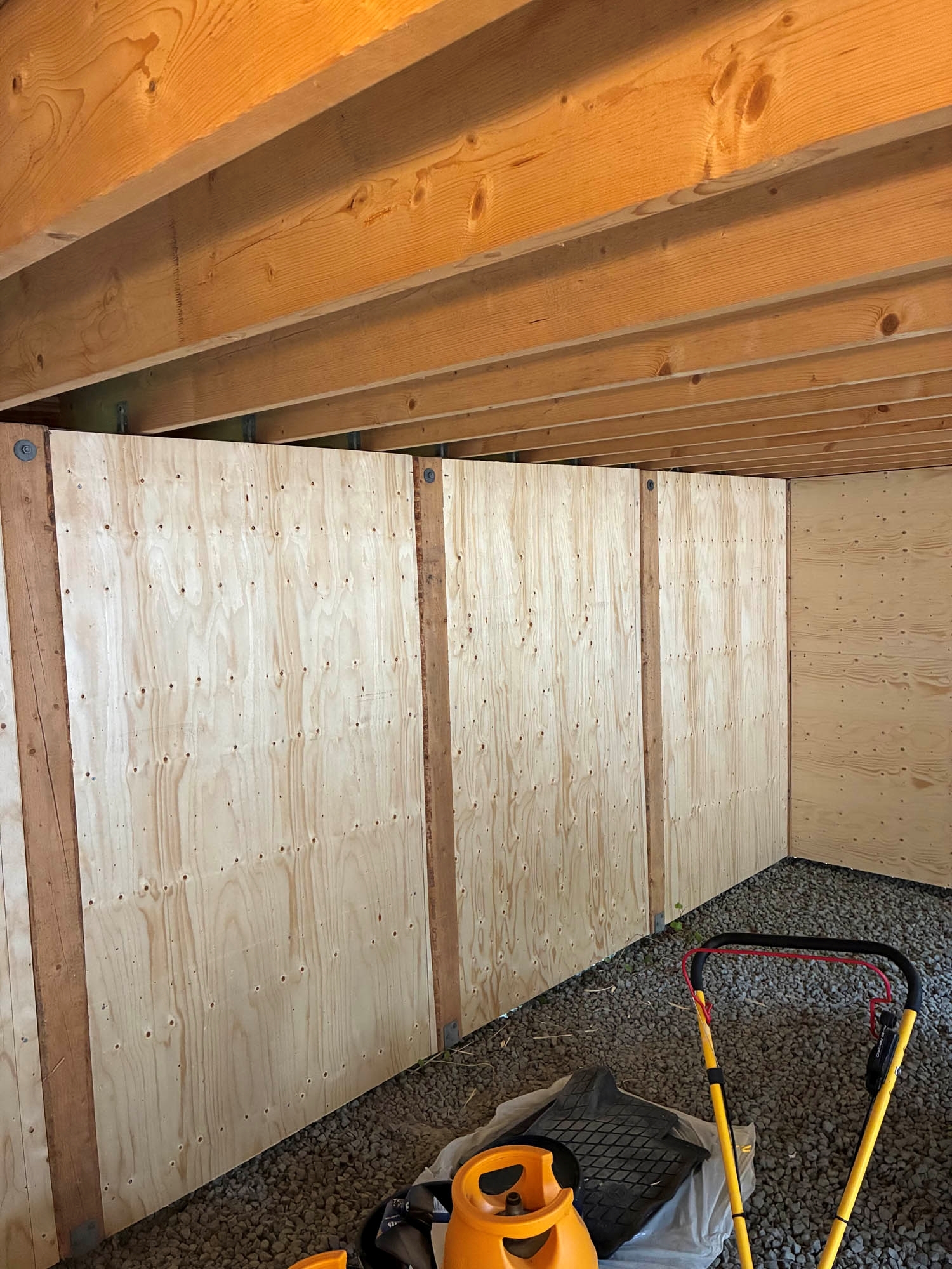 Træbyggeri i udendørs rum